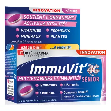 Forté Pharma Immuvit' 4g Senior 30 Comprimés