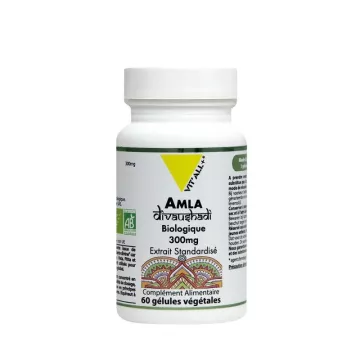 Vitall + Amla Bio 300mg Extracto estandarizado 60 cápsulas vegetales