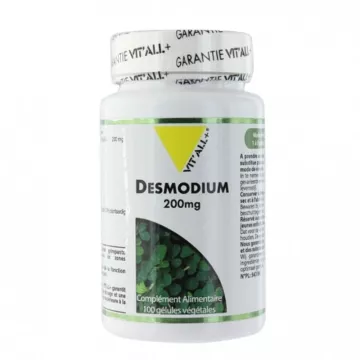 Vitall + Desmodium 200mg Standardized Extract 100 vegetable capsules