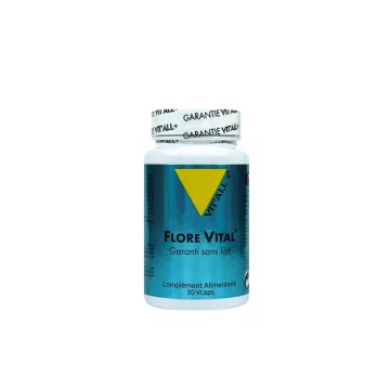 Complexo microbiótico Vitall + Flore Vital para o bem-estar intestinal 30 DRcaps