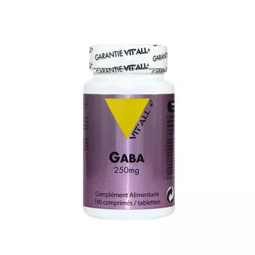 Vitall+ Gaba 250mg 100 gélules végétales