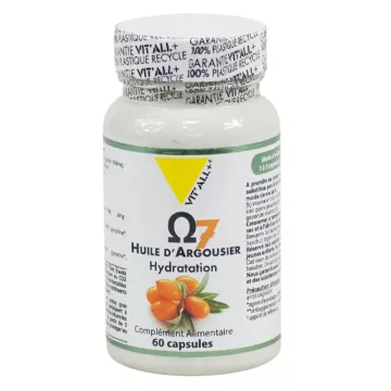 Vitall+ Omega 7 Sanddornöl - Feuchtigkeitsversorgung 60 Kapseln