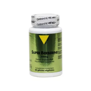 Vitall + Super Berberin 300mg Standardisierter Extrakt 60 Gemüsekapseln