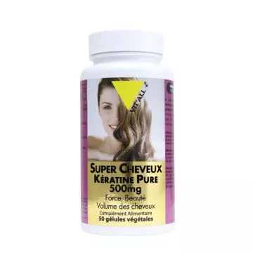 Vitall + Super Hair Pure Keratin 500 мг 50 растительных капсул