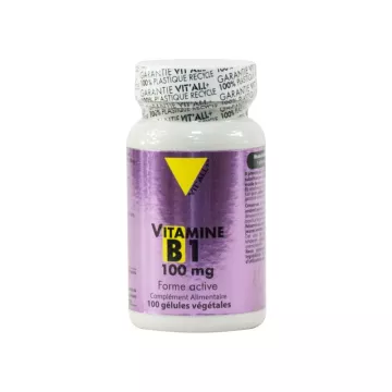Vitall + Vitamin B1 100mg 100 vegetable capsules