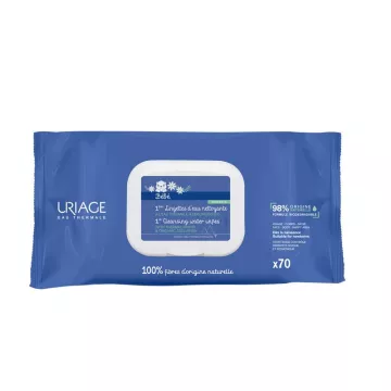 Uriage Baby 1st Cleansing Water Wipe x70
