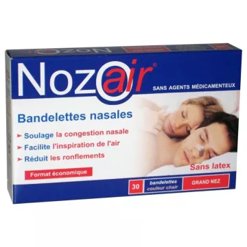NOZOAIR 30 nasal strips