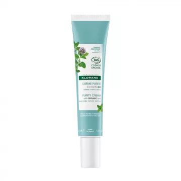 Klorane Crème Pureté Wasserminze Bio 40 ml