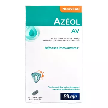 Pileje Azéol AV 15 comprimés