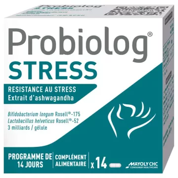 Probiolog Stress Ashwagandha + Probiotique 14 gélules