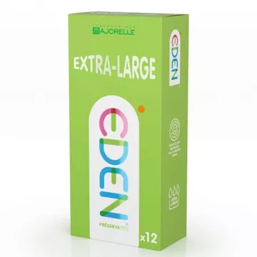 Eden Gen Préservatif extra large latex lubrifié x12