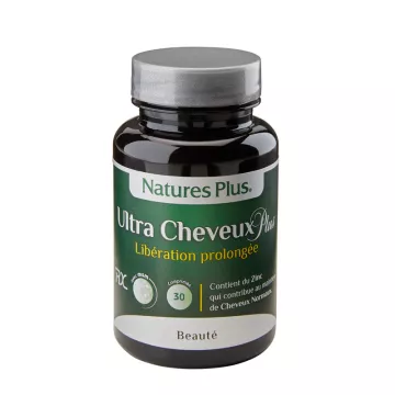 Natures Plus Ultra Cheveux Plus 30 comprimés Action prolongée