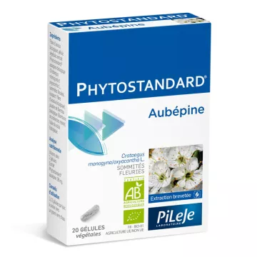 Phytostandard AUBÉPINE BIO 20 gélules Pileje 