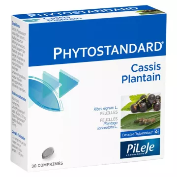 Phytostandard Cassis Plantain 30 comprimidos Pileje
