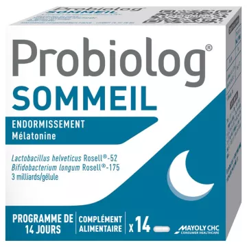 Probiolog Sommeil Mélatonine + Probiotique 14 gélules