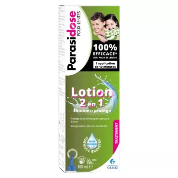 Parasidose Läuse Nissen 2 in 1 Lotion Beseitigt und schützt 100 ml