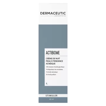 Dermaceutic Actibiome Nachtcrème voor Acneïsche Huid 40ml