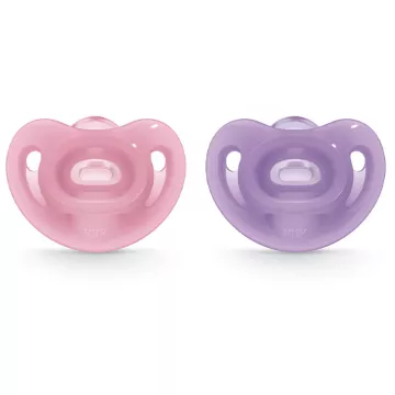 Nuk Sensitive Sucette Silicone 6-18 Mois /2