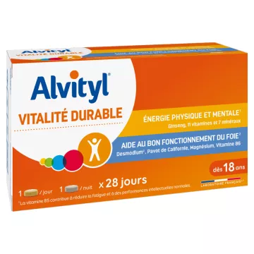 Alvityl Durable Vitality 56 comprimidos para dia / noite