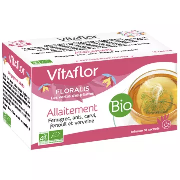 Vitaflor Floralis Organic Breastfeeding Herbal Tea 18 sachets