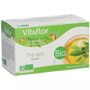 Vitaflor Floralis Té Verde Té de Hierbas 18 Bolsitas