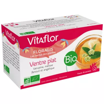 Vitaflor Bio Tisane Ventre Plat 18 Sachets