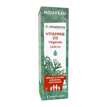 Arkofluides Vitamine D3 Végétale 2000 UI 15 ml