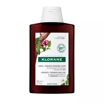 Shampoo KLORANE com quinino e Edelweiss Bio