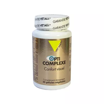 Vitall+ Opticomplexe  Confort Visuel 30 gélules végétales
