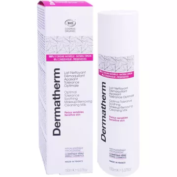 Dermatherm Bio Peau Sensible Lait Nettoyant Démaquillant 150ml