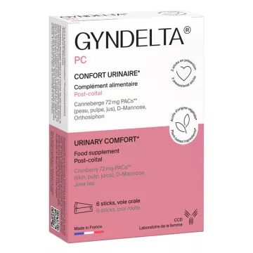 CCD Gyndelta PC Post-coital Urinary Comfort 6 bastões