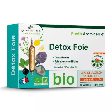 3-Oaks Phyto Aromicell'r Bio Detox Leber 20 Fläschchen