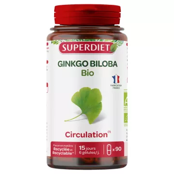 Био капсулы Superdiet Ginkgo Biloba x 90