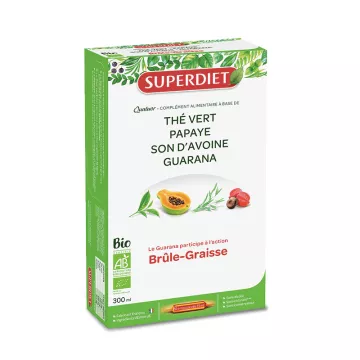 Superdiet Quatuor Guarana Burns Organic Fat 20 флаконов