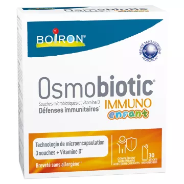 Boiron Osmobiotic Immuno Child 30 barras bucodispersables