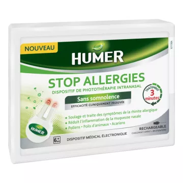 Humer Stop Allergies Dispositif de Photothérapie intranasal