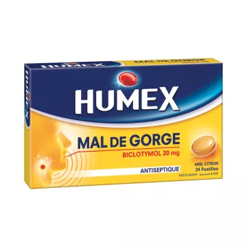 Humex Sore Throat Pastilles Honey Lemon