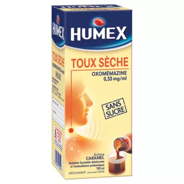 DRY hoestsiroop oxomemazine Humex SUIKER 150ML