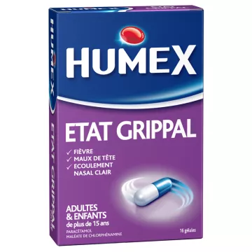 HUMEXLib-conditie voor koude griep 16 capsules