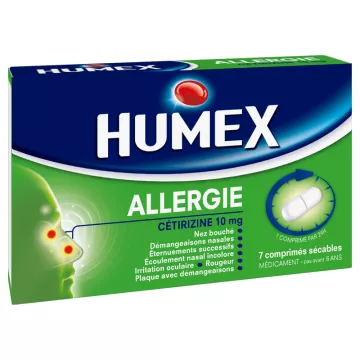 HUMEX 10MG ALERGY CETIRIZINE COMPRIMES