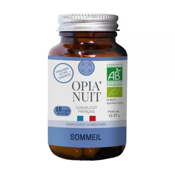 Jardin d'Occitanie Opia'Night in organic capsules Sleep 15 days