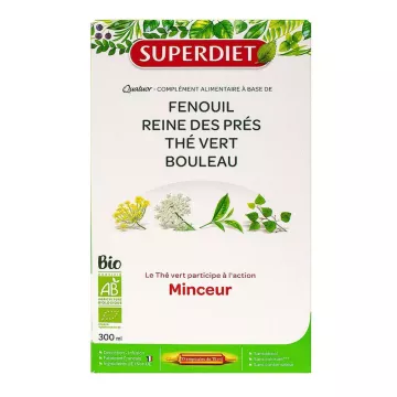 Superdiet Organic Slimming Green Tea Quartet 20 viales