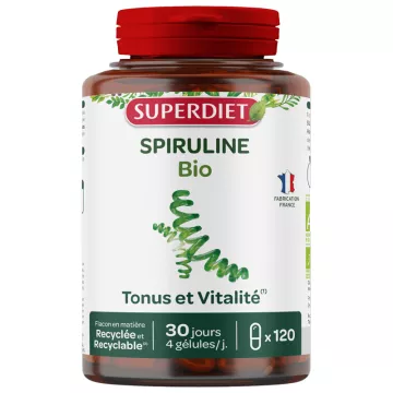 Superdiet Spirulina-capsules x 120
