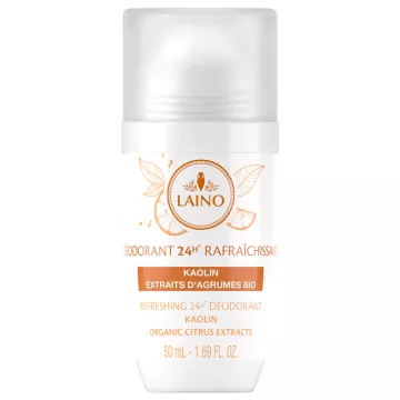 Laino Deodorant 24H Effectiveness Kaolin & Organic Citrus Extract 50ml