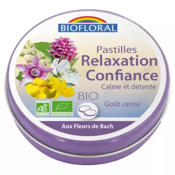 Comprimido de relaxamento de confiança sem álcool biofloral 50g