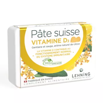 Lehning Swiss Paste Vitamin D 40 жевательная резинка