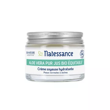 Natessance Organic Aloe Vera Silky Moisturizing Cream 50ml увлажняющий крем