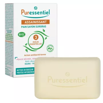 Puressentiel Purifying Solid Surgras Soap with 3 Essential Óleos