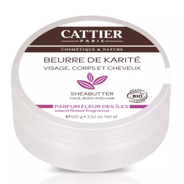 Cattier manteiga Shea 100ml Ilhas Flores