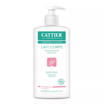 Loção Corporal Nutritiva Cattier Geranium Karité 500ml